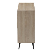 Μπουφές Gora pakoworld sonoma-ανθρακί 110x35.5x82εκ