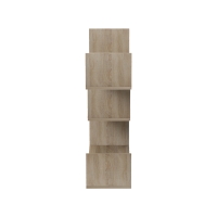 Ραφιέρα τοίχου Tiber pakoworld sonoma 120x22x67εκ