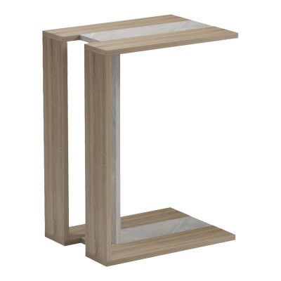 Βοηθητικό τραπέζι Muju pakoworld sonoma- μπεζ οψη μαρμάρου 30x40x55εκ Βοηθητικό τραπέζι Muju pakoworld sonoma- μπεζ οψη μαρμάρου 30x40x55εκ