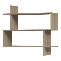 Ραφιέρα τοίχου Paralel pakoworld sonoma 70x22x65,5εκ