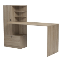Γραφείο εργασίας με βιβλιοθήκη Felanbo pakoworld sonoma 160x60x125εκ Γραφείο εργασίας με βιβλιοθήκη Felanbo pakoworld sonoma 160x60x125εκ