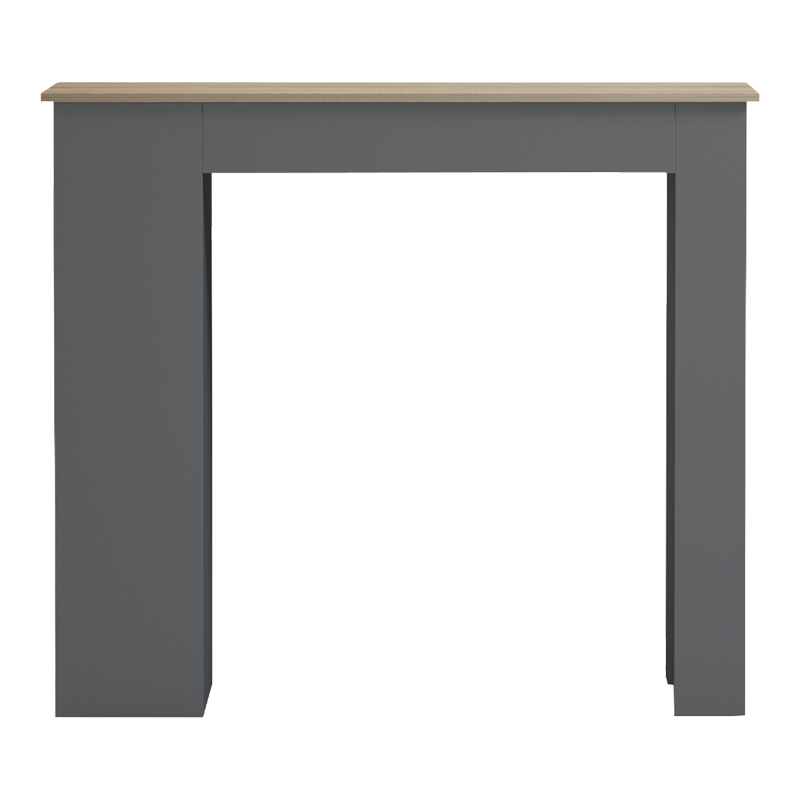Τραπέζι μπαρ Riff pakoworld ανθρακί-επιφάνεια sonoma 120x55x105εκ Τραπέζι μπαρ Riff pakoworld ανθρακί-επιφάνεια sonoma 120x55x105εκ