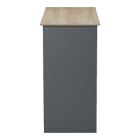 Τραπέζι μπαρ Riff pakoworld ανθρακί-επιφάνεια sonoma 120x55x105εκ Τραπέζι μπαρ Riff pakoworld ανθρακί-επιφάνεια sonoma 120x55x105εκ