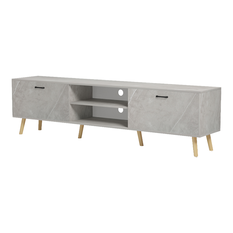 Έπιπλο τηλεόρασης Gorna pakoworld μπεζ εφέ μαρμάρου 180x35x48.6εκ Έπιπλο τηλεόρασης Gorna pakoworld μπεζ εφέ μαρμάρου 180x35x48.6εκ