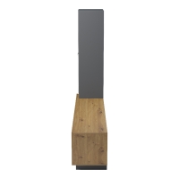 Σύνθετο σαλονιού Tilveo pakoworld oak-ανθρακί 230x41.5x180εκ Σύνθετο σαλονιού Tilveo pakoworld oak-ανθρακί 230x41.5x180εκ
