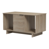 Τραπέζι σαλονιού Nalinda pakoworld sonoma 100x55x55εκ Τραπέζι σαλονιού Nalinda pakoworld sonoma 100x55x55εκ