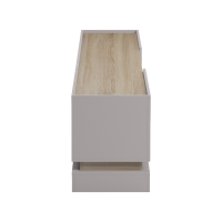 Έπιπλο τηλεόρασης Wendo pakoworld γκρι-sonoma 200x37x47εκ Έπιπλο τηλεόρασης Wendo pakoworld γκρι-sonoma 200x37x47εκ