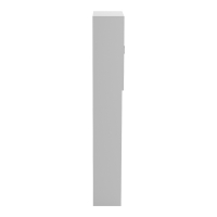 Έπιπλο πλυντηρίου Tzelio pakoworld λευκό 65x30x180εκ Έπιπλο πλυντηρίου Tzelio pakoworld λευκό 65x30x180εκ