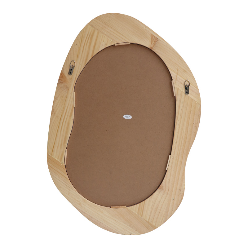 Καθρέπτης οβάλ Enola pakoworld mdf σε φυσική απόχρωση 54x2.5x80εκ Καθρέπτης οβάλ Enola pakoworld mdf σε φυσική απόχρωση 54x2.5x80εκ