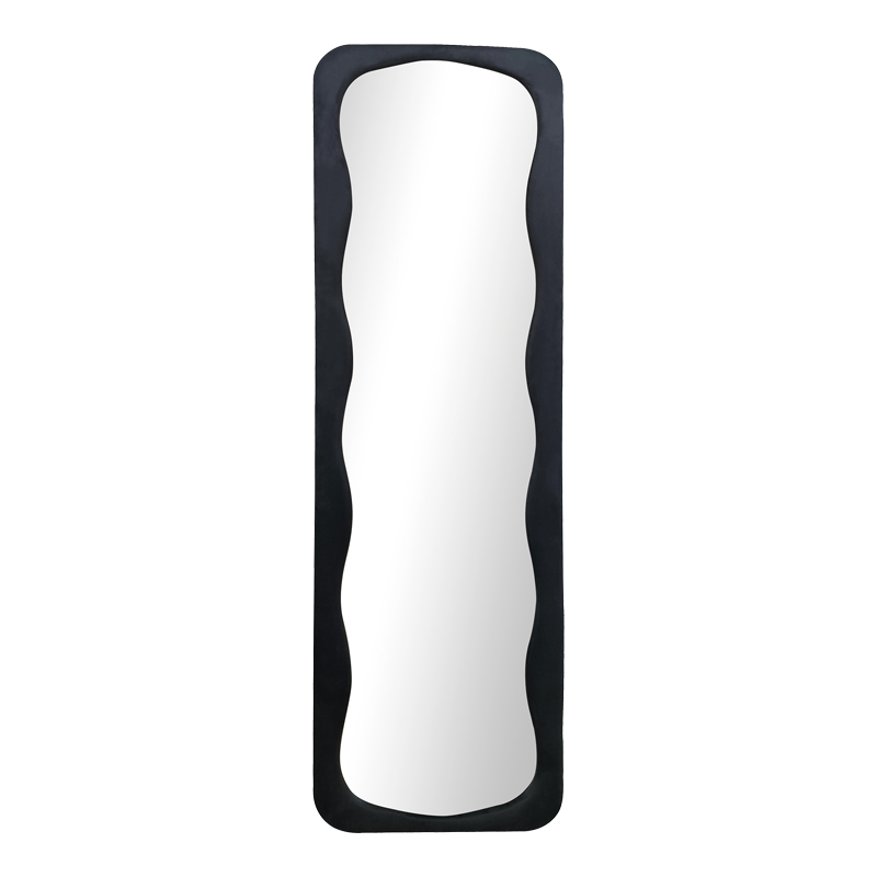 Καθρέπτης δαπέδου Lezour pakoworld βελούδο σε μαύρη απόχρωση 50x5x170εκ Καθρέπτης δαπέδου Lezour pakoworld βελούδο σε μαύρη απόχρωση 50x5x170εκ