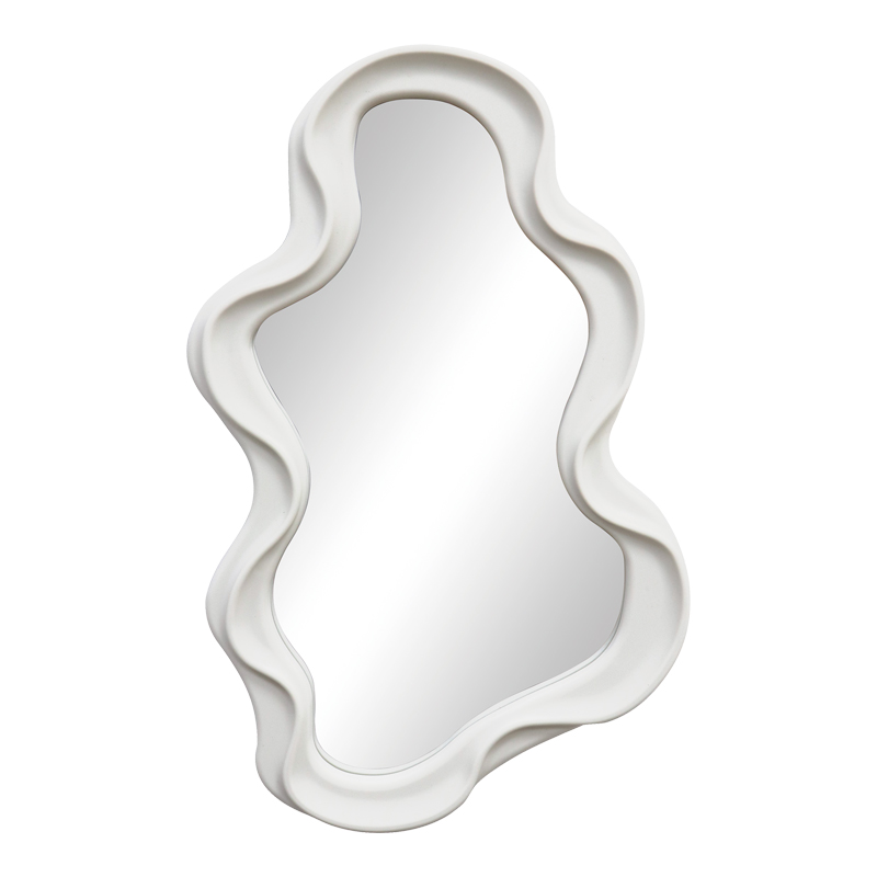 Καθρέπτης Liquid pakoworld pp σε λευκή απόχρωση 26x2.7x39εκ Καθρέπτης Liquid pakoworld pp σε λευκή απόχρωση 26x2.7x39εκ