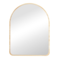 Καθρέπτης Selene pakoworld MDF σε φυσική απόχρωση 46x1.2x60 εκ