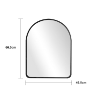 Καθρέπτης Selene pakoworld MDF σε φυσική απόχρωση 46x1.2x60 εκ