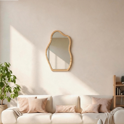 Καθρέπτης Evanthia pakoworld MDF σε φυσική απόχρωση 36x1.2x56 εκ Καθρέπτης Evanthia pakoworld MDF σε φυσική απόχρωση 36x1.2x56 εκ