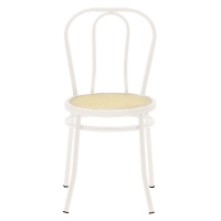 Καρέκλα Βιέννης pakoworld pe rattan μπεζ-μέταλλο εκρού Καρέκλα Βιέννης pakoworld pe rattan μπεζ-μέταλλο εκρού