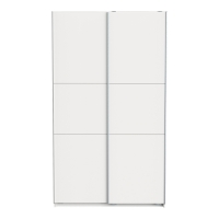 Ντουλάπα ρούχων Kawen pakoworld δίφυλλη με συρόμενες πόρτες λευκό 116.5x60x203εκ Ντουλάπα ρούχων Kawen pakoworld δίφυλλη με συρόμενες πόρτες λευκό 116.5x60x203εκ