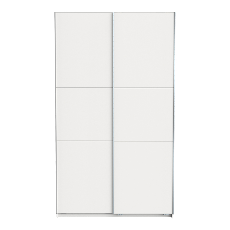 Ντουλάπα ρούχων Kawen pakoworld δίφυλλη με συρόμενες πόρτες λευκό 116.5x60x203εκ Ντουλάπα ρούχων Kawen pakoworld δίφυλλη με συρόμενες πόρτες λευκό 116.5x60x203εκ
