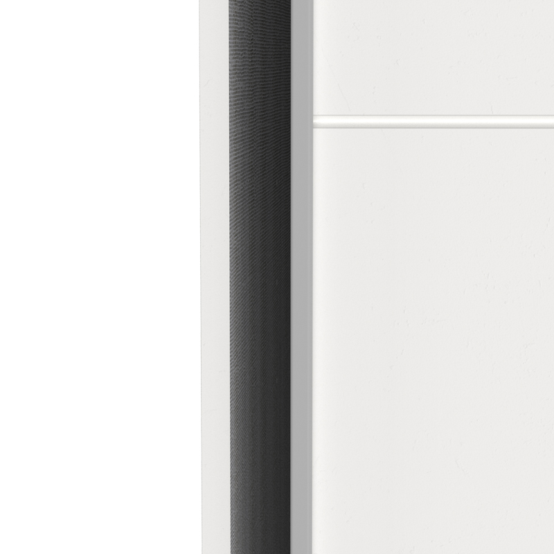 Ντουλάπα ρούχων Kawen pakoworld δίφυλλη με συρόμενες πόρτες λευκό 116.5x60x203εκ Ντουλάπα ρούχων Kawen pakoworld δίφυλλη με συρόμενες πόρτες λευκό 116.5x60x203εκ