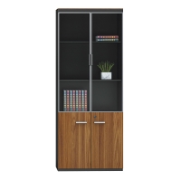 Ντουλάπες γραφείου επαγγελματικές Oscar pakoworld καρυδί-ανθρακί 160x40x200εκ Ντουλάπες γραφείου επαγγελματικές Oscar pakoworld καρυδί-ανθρακί 160x40x200εκ