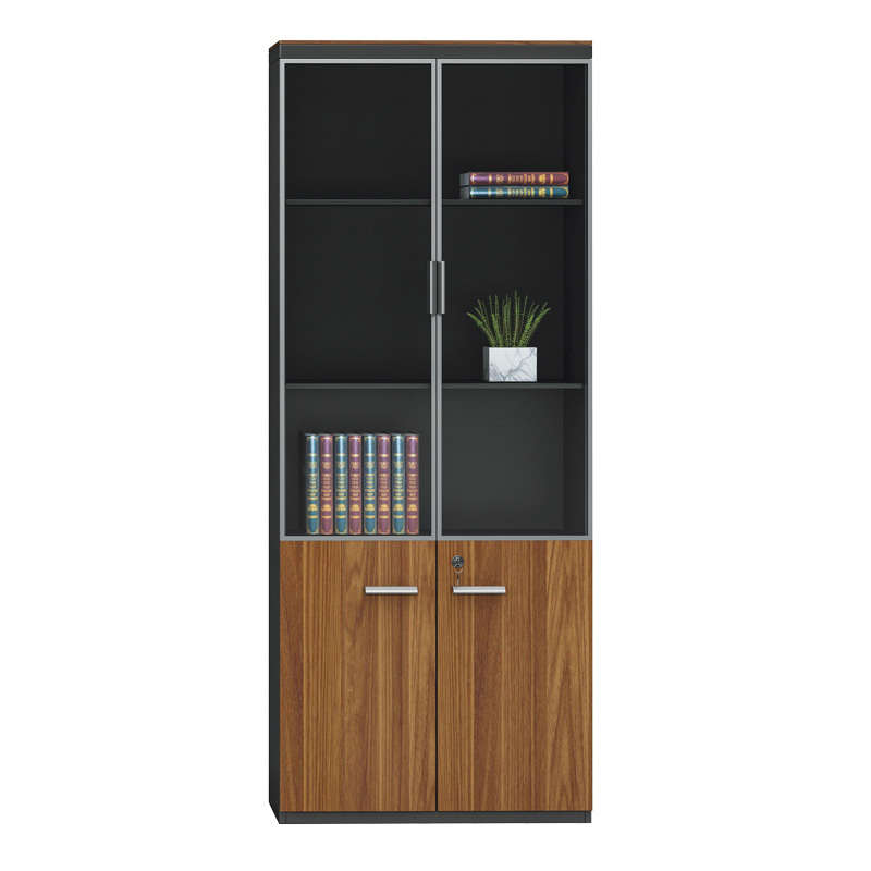 Ντουλάπες γραφείου επαγγελματικές Oscar pakoworld καρυδί-ανθρακί 160x40x200εκ Ντουλάπες γραφείου επαγγελματικές Oscar pakoworld καρυδί-ανθρακί 160x40x200εκ