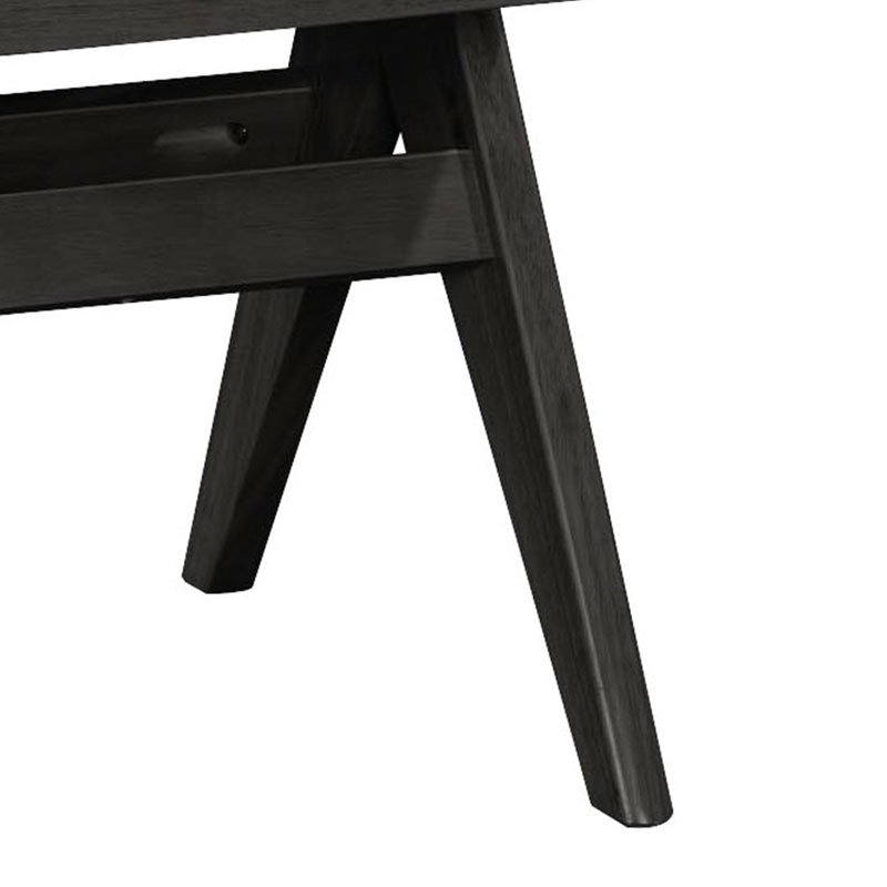 Καρέκλα Winslow pakoworld ξύλο rubberwood μαύρο-pvc rattan φυσικό-ύφασμα γκρι Καρέκλα Winslow pakoworld ξύλο rubberwood μαύρο-pvc rattan φυσικό-ύφασμα γκρι