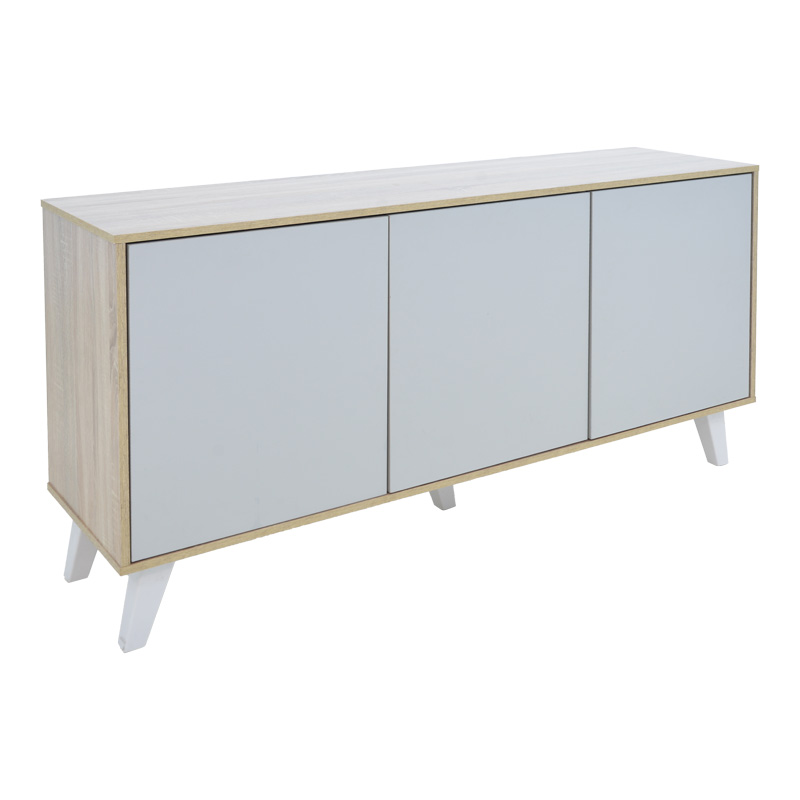 Μπουφές Billie pakoworld sonoma-γκρι 149x40x77εκ