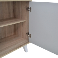 Μπουφές Billie pakoworld sonoma-γκρι 149x40x77εκ