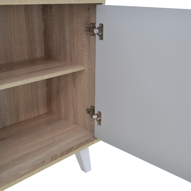 Μπουφές Billie pakoworld sonoma-γκρι 149x40x77εκ