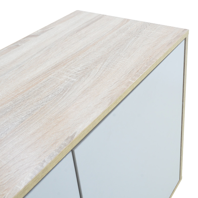 Μπουφές Billie pakoworld sonoma-γκρι 149x40x77εκ