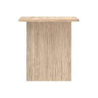 Τραπέζι Kumba pakoworld σε oak απόχρωση 80x40x42εκ
