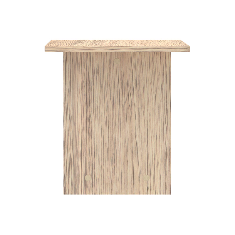 Τραπέζι Kumba pakoworld σε oak απόχρωση 80x40x42εκ