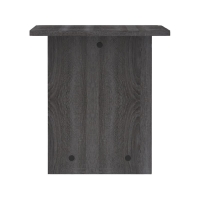 Τραπέζι Kumba pakoworld σε ανθρακί-wenge απόχρωση 80x40x42εκ