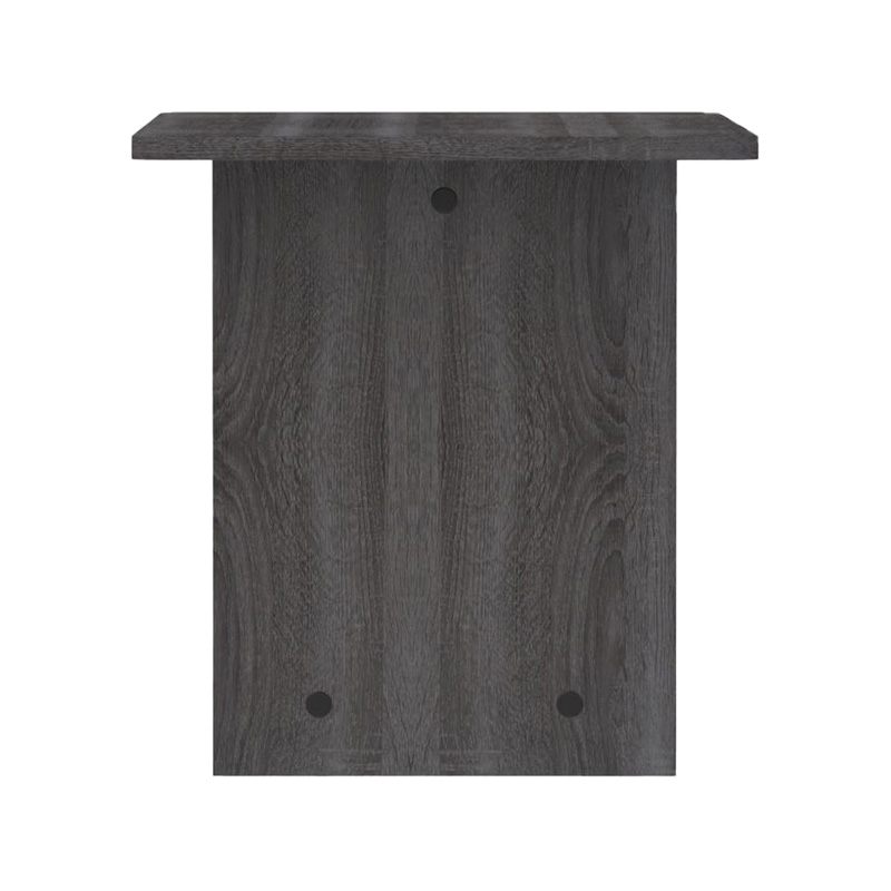 Τραπέζι Kumba pakoworld σε ανθρακί-wenge απόχρωση 80x40x42εκ