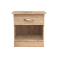 Κομοδίνο Kona pakoworld σε oak απόχρωση 40x34x42εκ Κομοδίνο Kona pakoworld σε oak απόχρωση 40x34x42εκ