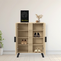 Παπουτσοθήκη-ντουλάπι Shoby pakoworld sonoma 70.5x30x91εκ