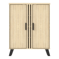 Παπουτσοθήκη-ντουλάπι Shoby pakoworld sonoma 70.5x30x91εκ