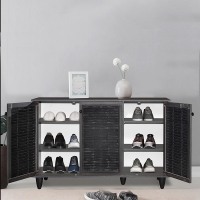 Παπουτσοθήκη-ντουλάπι Ronan pakoworld χρώμα wenge 105x35x66εκ Παπουτσοθήκη-ντουλάπι Ronan pakoworld χρώμα wenge 105x35x66εκ