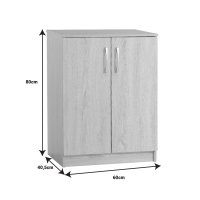 Παπουτσοθήκη-ντουλάπι Shordo pakoworld wenge μελαμίνης 60x40.5x80εκ Παπουτσοθήκη-ντουλάπι Shordo pakoworld wenge μελαμίνης 60x40.5x80εκ