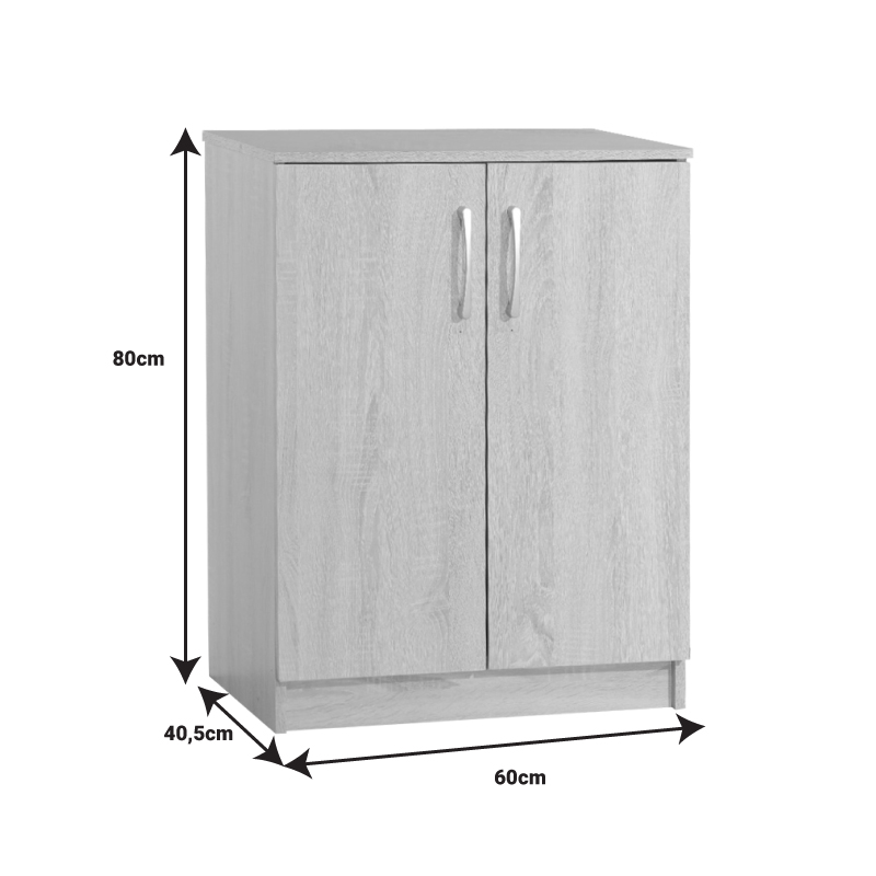 Παπουτσοθήκη-ντουλάπι Shordo pakoworld wenge μελαμίνης 60x40.5x80εκ Παπουτσοθήκη-ντουλάπι Shordo pakoworld wenge μελαμίνης 60x40.5x80εκ