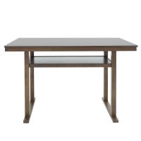 Τραπέζι μπαρ Tenor pakoworld φυσικό ξύλο rubberwood-ΜDF καρυδί 150x90x91.5εκ Τραπέζι μπαρ Tenor pakoworld φυσικό ξύλο rubberwood-ΜDF καρυδί 150x90x91.5εκ