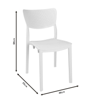 Καρέκλα Ignite pakoworld PP ανθρακί Καρέκλα Ignite pakoworld PP ανθρακί