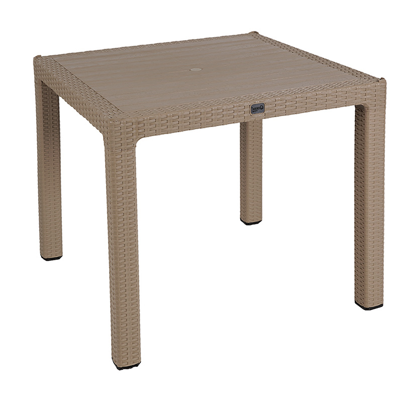 Τραπεζαρία Explore-Ignite pakoworld σετ 5τεμ PP cappuccino 90x90x73,5εκ Τραπεζαρία Explore-Ignite pakoworld σετ 5τεμ PP cappuccino 90x90x73,5εκ
