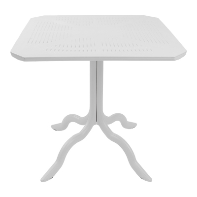 Τραπέζι Icon  pakoworld PP σε λευκή απόχρωση 80x80x74.5εκ Τραπέζι Icon  pakoworld PP σε λευκή απόχρωση 80x80x74.5εκ