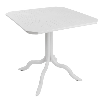 Τραπέζι Icon  pakoworld PP σε λευκή απόχρωση 80x80x74.5εκ Τραπέζι Icon  pakoworld PP σε λευκή απόχρωση 80x80x74.5εκ