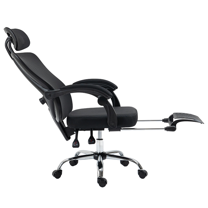 Καρέκλα γραφείου διευθυντή με υποπόδιο Titan pakoworld Premium Quality ύφασμα-mesh χρώμα μαύρο Καρέκλα γραφείου διευθυντή με υποπόδιο Titan pakoworld Premium Quality ύφασμα-mesh χρώμα μαύρο