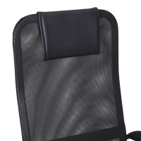 Καρέκλα γραφείου Lord I pakoworld ύφασμα σε μαύρη απόχρωση-πόδι μαύρο μέταλλο 64x61x116-126εκ