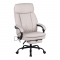 Καρέκλα γραφείου διευθυντή Sedici pakoworld με μηχανισμό massage- pu μπεζ 72x63x115-123εκ