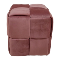 Σκαμπό Jisko pakoworld σάπιο μήλο βελούδο 38x38x40εκ Σκαμπό Jisko pakoworld σάπιο μήλο βελούδο 38x38x40εκ