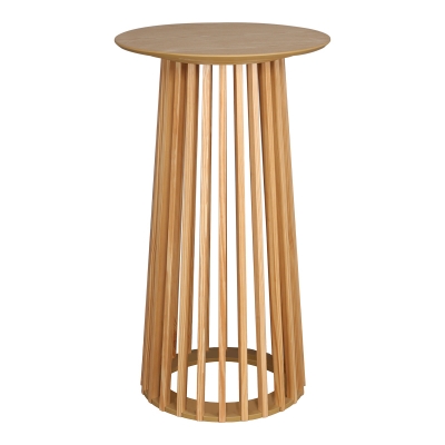 Τραπέζι μπαρ Domonic pakoworld mdf φυσικό Φ60x105εκ