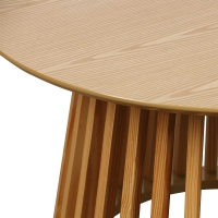Τραπέζι σαλονιού Domonic pakoworld mdf/pw σε φυσική απόχρωση Φ80x45εκ Τραπέζι σαλονιού Domonic pakoworld mdf/pw σε φυσική απόχρωση Φ80x45εκ